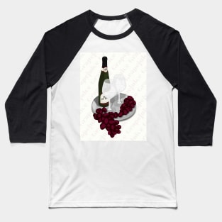 Bottle Of Rouge 1982 | Grapejuice Baseball T-Shirt